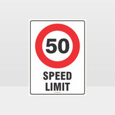 Custom Metal Sign,50 Kph Speed Limit Sign